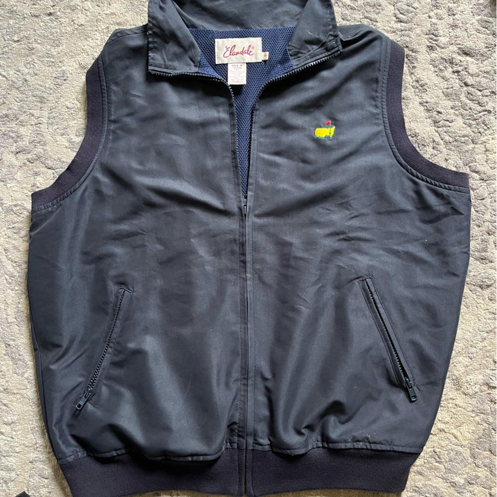 Navy blue Masters vest!